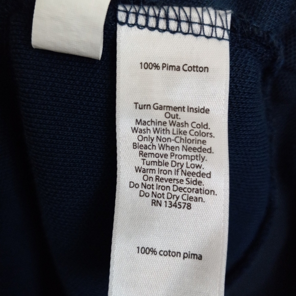 Vineyard Vines XL (18) kids Navy long sleeve Jersey pullover - Picture 7 of 8